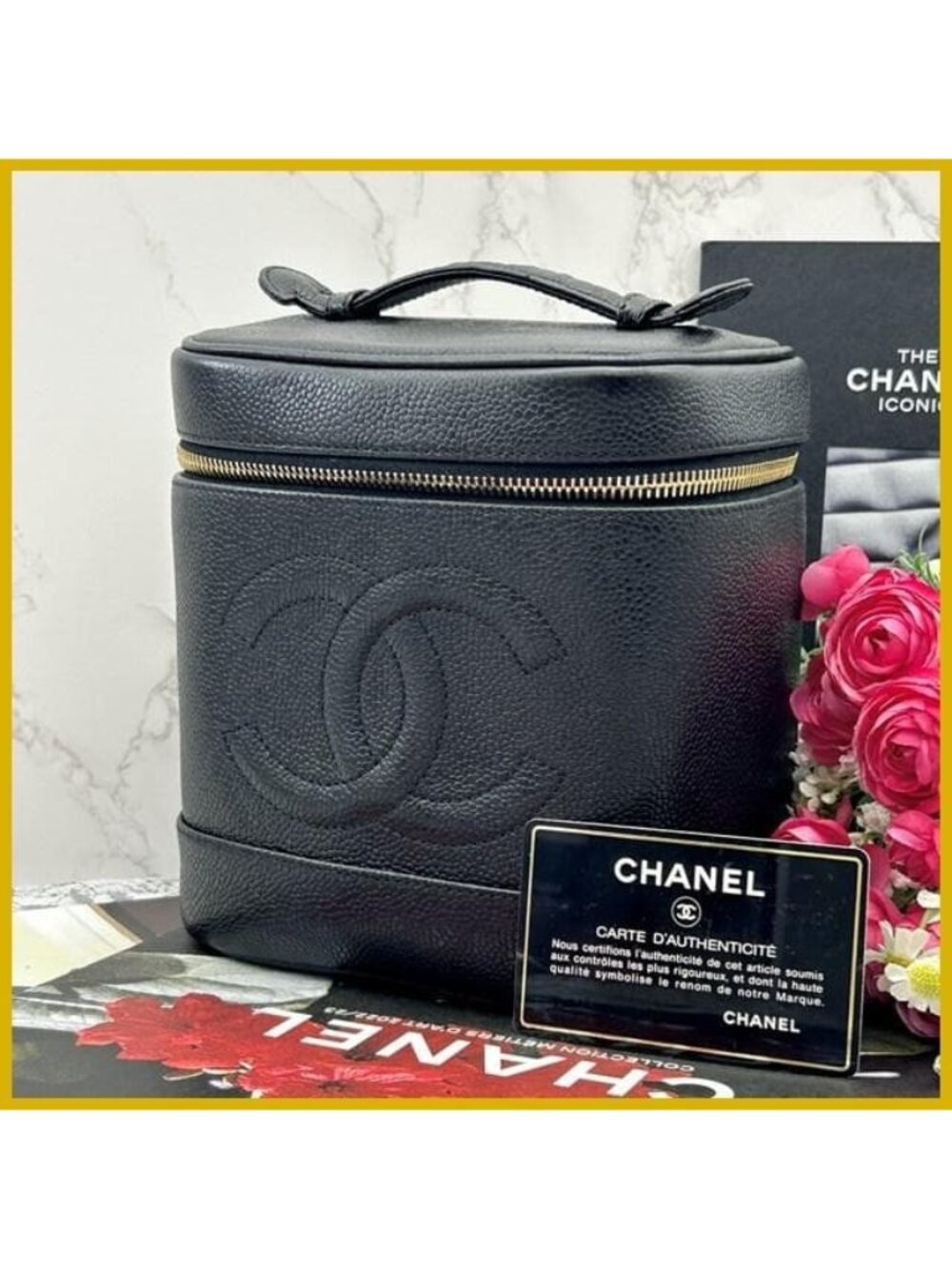 Chanel Vanity Bag Caviar Leather